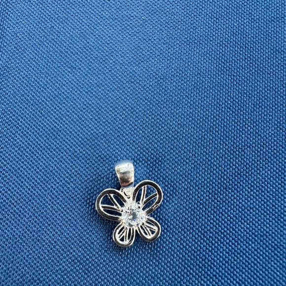 New 925 Italy Sterling Silver Elegant Silver Butterfly Jewelry Set - Picture 5 of 11